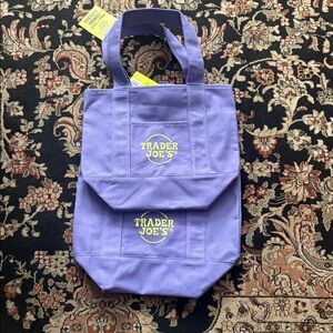 Trader Joe's Purple Tote Bag